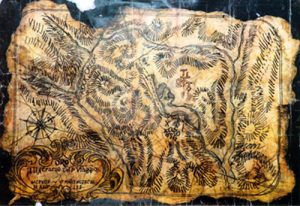 Missing Treasure Of Montezuma Original Map